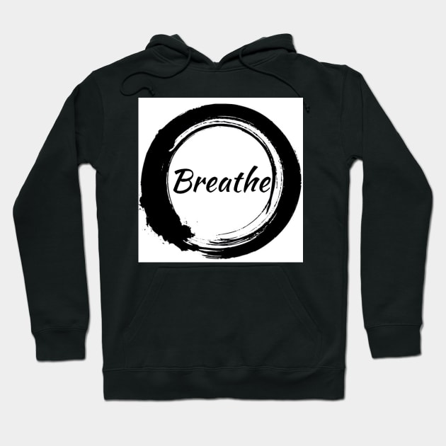 Enso Breathe Hoodie by TheMonkeyKingArts